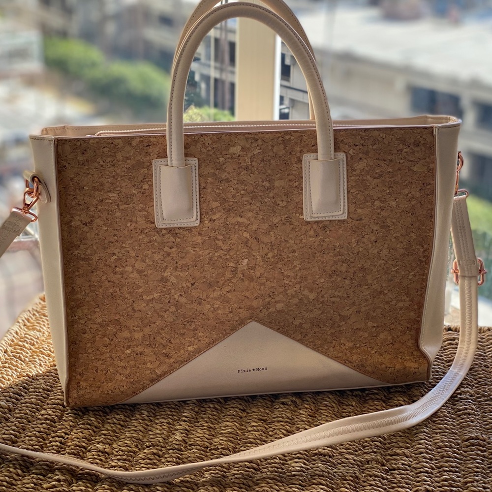 Pixie Mood Vegan Cork Laptop Bag